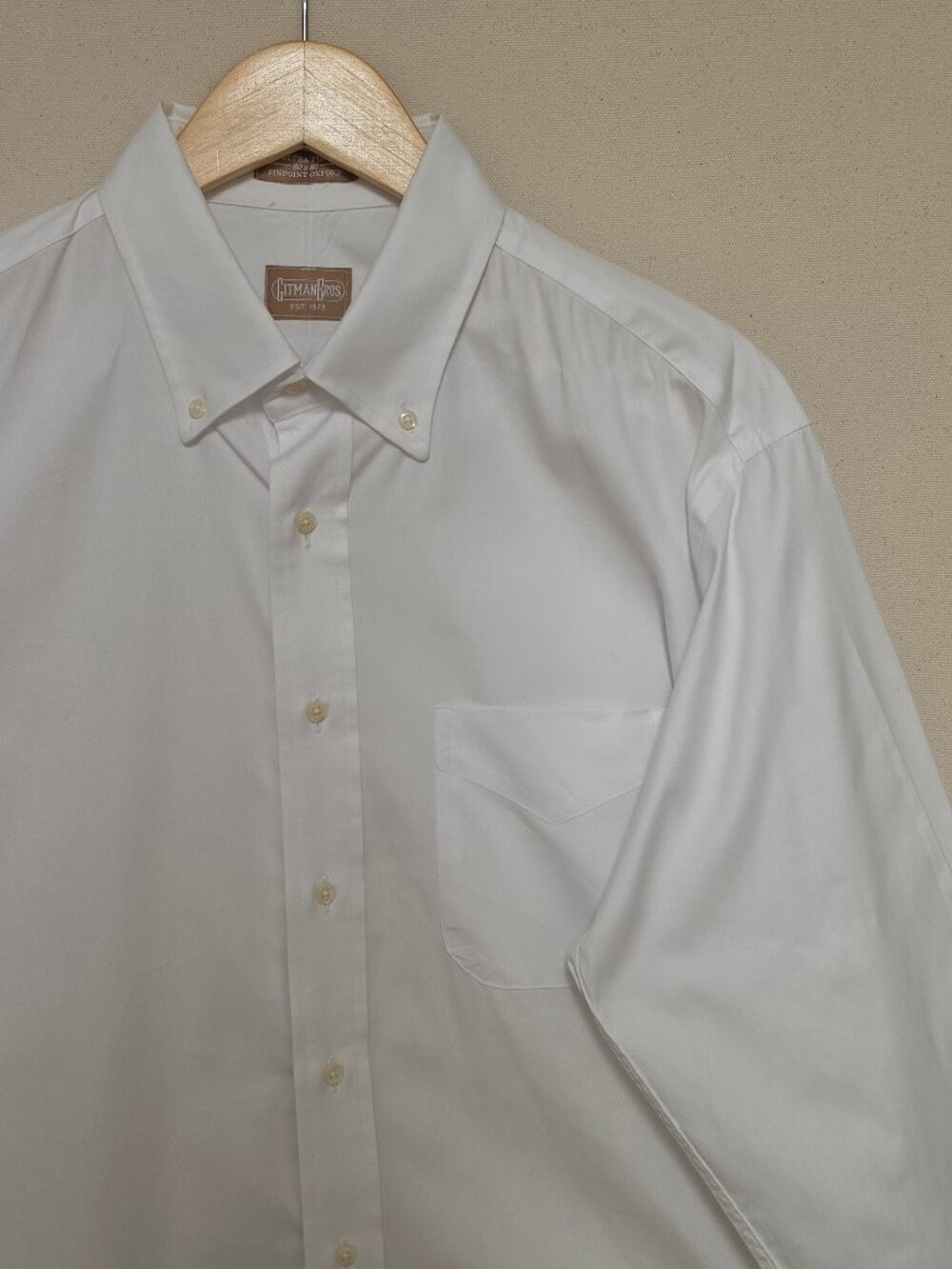 Gitman Brothers Ultra Fine Pinpoint Oxford Button Down 17